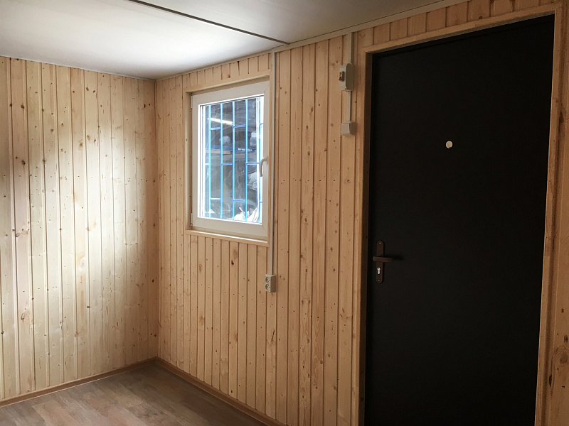 Дачный вагончик 4 метра с двумя окнами