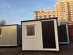 Пост охраны, кпп, белый профлист